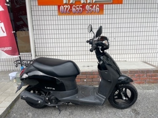 ★8万円　レッツ　走行距離少ない！セル1 実働車★スズキ　CA4AA 原付　スクーター