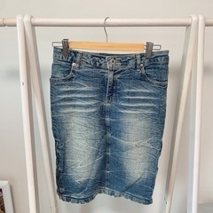 デニムタイトスカート500円