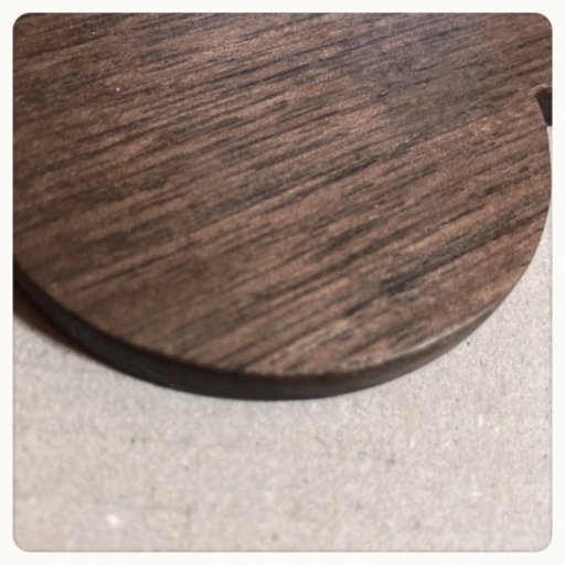 ご購入者様決定꒰未使用꒱胡桃鍋敷き 薄茶インテリア雑貨キッチンツール くるみモダンアンティーク