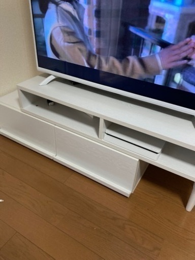 テレビ台 TV台 白 ホワイト 美品 取りにきてくれる方