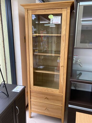 アメリカ家具✨ガラスコレクションラック！