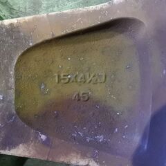 シボレー アルミホイール タイヤセット 15インチ 4穴 165-55R15 4本セットの画像