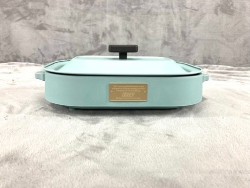 【値下げしました】美品　コンパクトホットプレート　toffy K-HP1 かわいい　ライトブルー