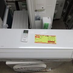 K03136　パナソニック　中古エアコン　主に6畳用　冷2.2kw／暖2.2kw 