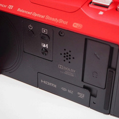 【苫小牧バナナ】SONY/ソニー HDR-CX680 デジタルHD ビデオカメラ ハンディカム レッド 高画質モデル 空間高額手ブレ補正 動作品の画像