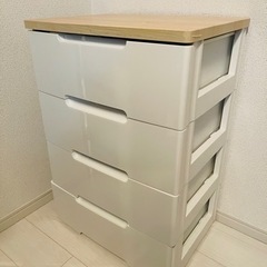 【売切れ】楽天1位大人気の大容量4段チェスト×2個で新品1個の値...