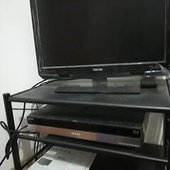 東芝液晶カラーテレビ＋テレビ台