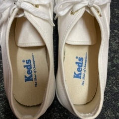 keds 白スニーカー 24cmの画像