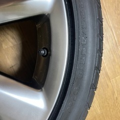 トヨタ 18系 クラウン アスリート 18インチ 8JJ +50 純正ホイール 1本タイヤ付 225/50R18 の画像