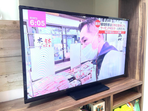 液晶テレビ39型　リモコン・ケーブル・B-CASカード付