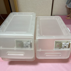 froq 収納ケース3つ、衣装ケース2つセット