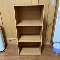 無料引渡し カラーボックス ナチュラル の画像
