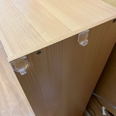 無料引渡し カラーボックス ナチュラル の画像