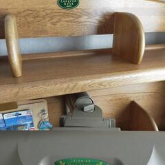 高級木製学習机の画像