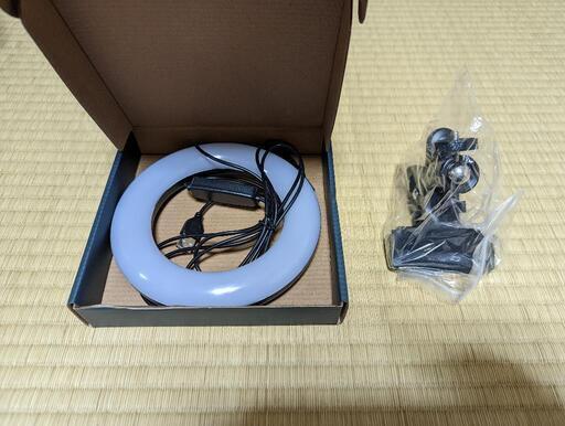 リングライト（ほぼ新品）