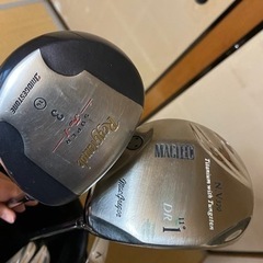 ゴルフバック、ドライバー　PRGR Mizuno MACTEC Bridgestone の画像