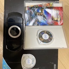 PSP本体とモンスターハンターポータブルとファイナルファンタジー...