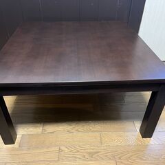 無印良品 こたつ 正方形 ダークブラウン MKT-758/DB/13