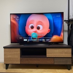 ニトリテレビ台(ローボード(ランダム140 LB DBR))の画像