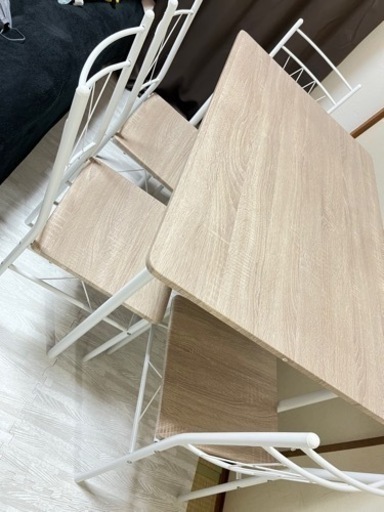 美品中古ダイニングテーブル4脚セット