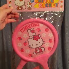 新品未使用　サンリオ　ジュニアバトルラケット