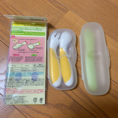 離乳食スプーン&フォークセットの画像