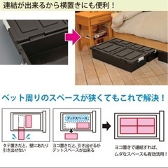 3月限定★ 収納ケース 衣装ケース 2個セットの画像