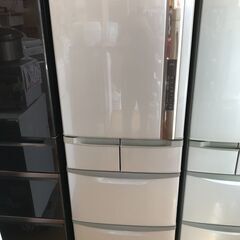 日立　5ドア冷蔵庫　RーSL470CML　470L　2013年製　左開きドア　真空チルド搭載