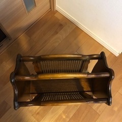 オールドカリモク マガジン、新聞ラックの画像