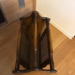 オールドカリモク マガジン、新聞ラックの画像