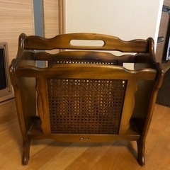 オールドカリモク マガジン、新聞ラック