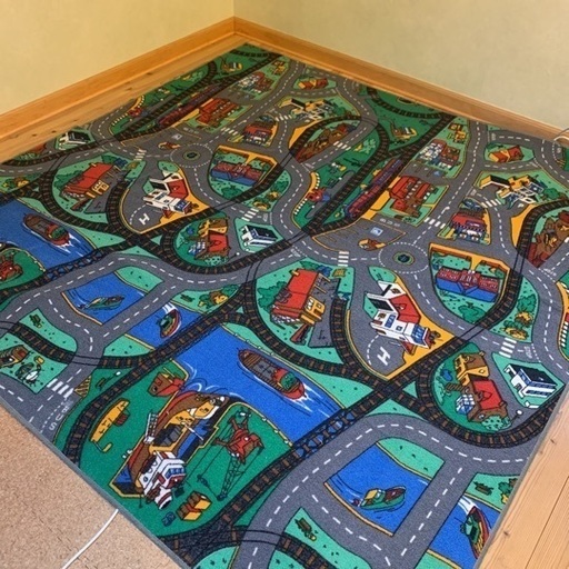 プレイマット　200cm×200cm  キッズラグ　キッズカーペット