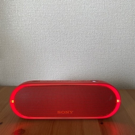 sony ポーダブルスピーカー　SRS-XB20 赤