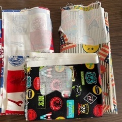 いろいろな柄の生地（ほとんどが未使用の物）追加しました！の画像