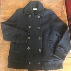 ローリーズファーム　キッズ（男の子）用ピーコート　紺色　Larg...