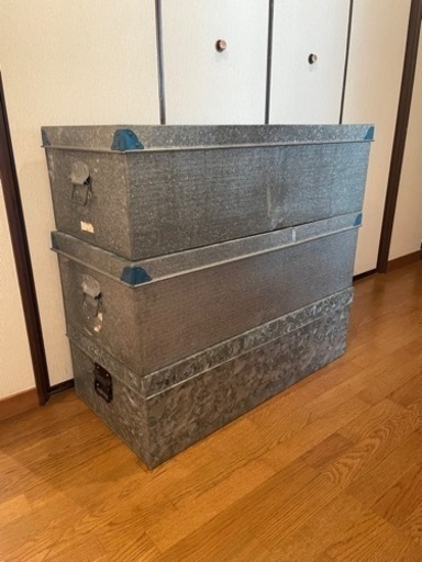 アルミ製コンテナボックス3つセット