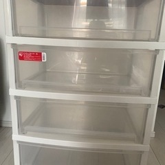アイリス ウッドトップチェスト　4段　収納ケース