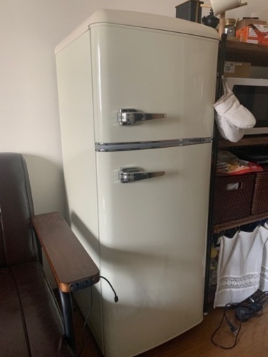 レトロ調114L冷蔵庫