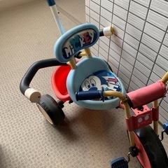 三輪車 かじとり ミッキーの中古が安い！激安で譲ります・無料で