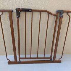 【ベビーゲート】クルーミー　ママトールゲート（ブラウン）の画像