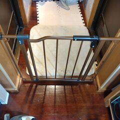 【ベビーゲート】クルーミー　ママトールゲート（ブラウン）の画像