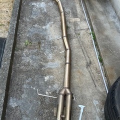 シルビア S14 k's 前期 デュアル直管マフラー