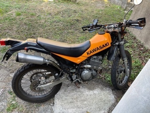 【最終値下げ】 カワサキ  スーパーシェルパ マフラー純正に戻します。 ※説明文しっかり読んでください。