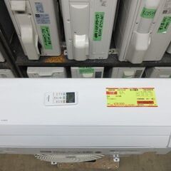 K03144　パナソニック　中古エアコン　主に6畳用　冷2.2KW／暖2.2KW