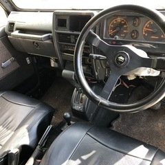【オートマ】スズキ ジムニー  JA11 クーラー パワステ 車検R5,10 4ナンバー 4WD キャンプ アウトドア 旧車入門の画像