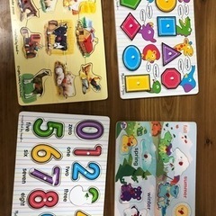 知育パズル　4枚　セット