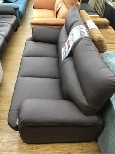 KO-28【ご来店頂ける方限定】新入荷　アウトレット　3シーターソファ　ブラウン