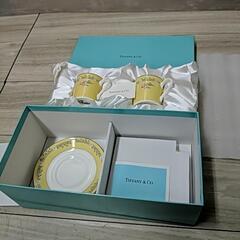 TIFFANY&Co. ティファニー デミタスカップ&ソーサ　ピ...