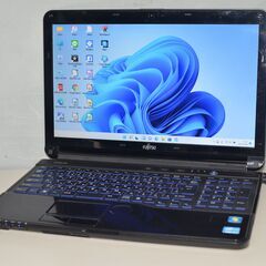 最新Windows11+office 爆速新品SSD256GB 富士通 LIFEBOOK AH56/G i7-2670QM/8GB/15.6インチ/ブルーレイ/USB3.0/Webカメラ/便利なソフト