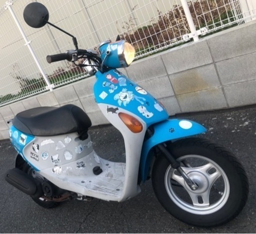 売れました 動画有り SUZUKI レッツ4 パレット インジェクション FI 原付 50cc ステッカーボム